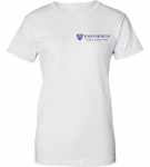 JHU Essential T-Shirt Left Chest Design - Ladies